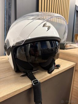 Otvorená prilba Scorpion EXO-CITY Solid biela - 2