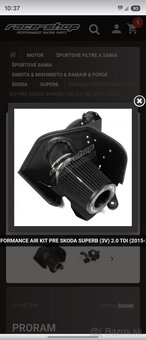 PRORAM RAMAIR PERFORMANCE AIR KIT SUPERB 3V TDI - 2