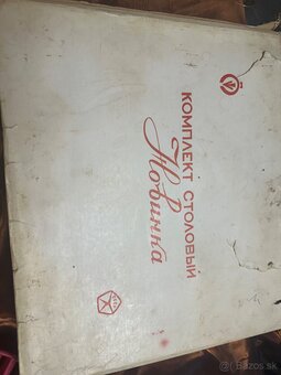 príbor zssr  set v krabici - 2