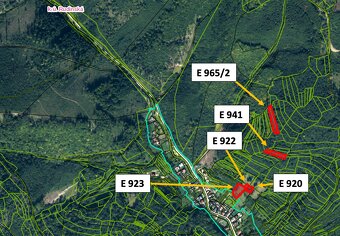 Rudinská - 600 m2 POĽNOHOSPODÁRSKE A LESNÉ POZEMKY - 2