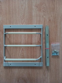 Komplement od ikea - 3radový výsuvný vešiak do skrine 35 cm - 2
