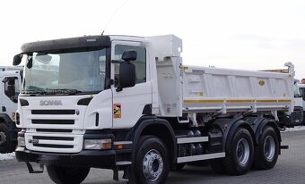 SCANIA P 340 - 6x4 - Sklápěč S2 + Bordmatik – EURO 5 - 2