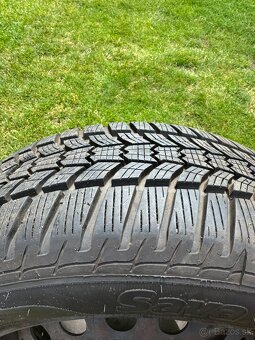 Predám sadu zimných kolies 215/60 R16 s diskami 5x98 - 2