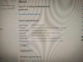 Počítačová zostava Lenovo ThinkCentre s i5 + 16GB RAM - 2