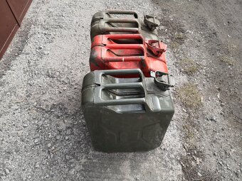 bandasky na benzin 20 l železne originál na palivo - 2
