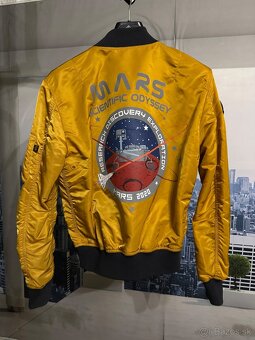panska zlta bunda alpha industries velkost M - 2