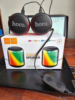 Prenosné reproduktory HOCO BS56 2v1: bezdrôtové a káblové - 2