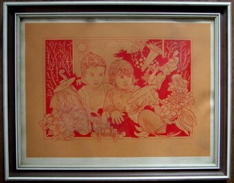 akvarel, serigrafia, BLAŽO, grafiky, obraz - 2