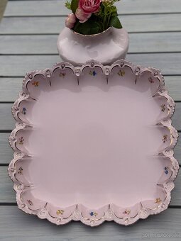 H&C ružový porcelán Veľká misa - 2