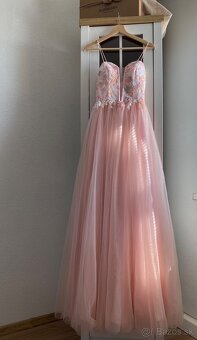 Dlhe spolocenske tylove saty Unique - 2