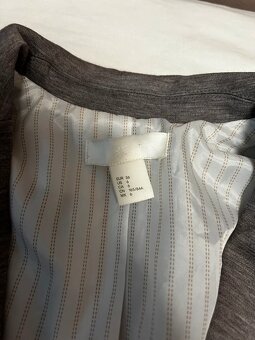 Sivé sako H&M veľkosť 36 - 2
