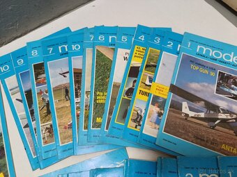 časopis Modelár 1979-1991, 58 čísiel - 2