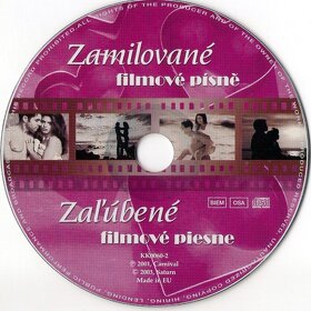 CD Zaľúbené filmové piesne - 2