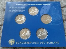 Euromince - Nemecko 2023 Hamburg proof - 2