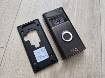 Predám Ring Doorbell 2nd gen. - Bronze, hnedá - 2