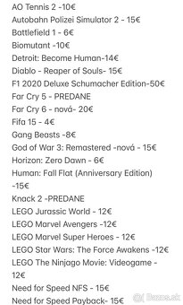 hry na PS4 Playstation 4 - 2