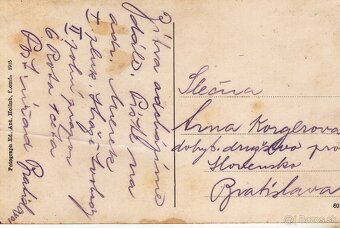 Predám pohľadnicu Záhorská Bystrica - okolo r. 1920 - 2