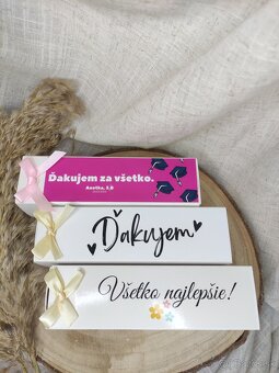 Personalizovaný darček - čajové sviečky pivonky - 2