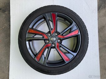 Originál hliníkové disky Nissan R18 + letné pneu - 2