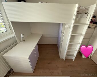 Predám SMÅSTAD zostavu postel/stol/skrinka/police/sufliky - 2