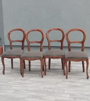 Set stoličiek Louis Philippe ( 4 KS ). - 2