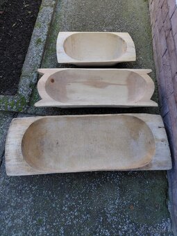 Drevené korytá na zabíjačku - 2