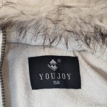 Zimná teplá bunda, veľ 158 - 2