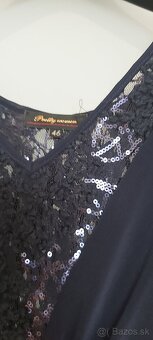 Plesove satu tmavomodre 46 elasticke - 2