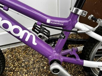bicykel detský WOOM 2 - 14” fialový - 2