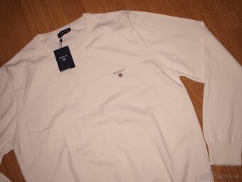 Gant pánsky sveter biely - 2