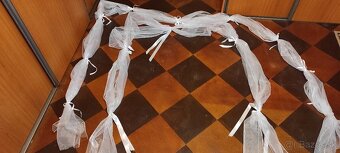 Svadobné stuhy na bránu - 2