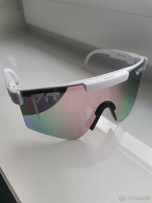 Športové slnečné okuliare Pit Viper (biele-farebné sklo) - 2