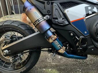 Športový ladený univerzálny moto výfuk Nový Nerezový - 2