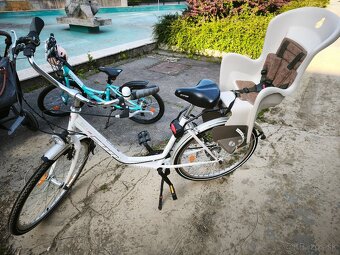 Detská sedačka na bicykel - 1x pouzita - 2