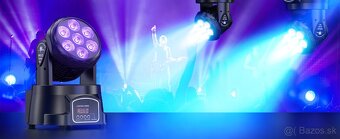 Nové LED Hlavy 7x15w , doklad + záruka 2 roky - 2