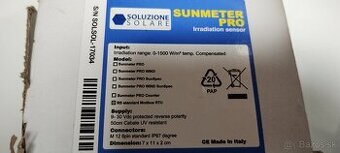 Predám solárný pyranometer SOLUZIONE SUNMETER - 2