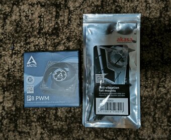 PC skriňa Micro Tower ATX AkygaAK35BK + vetrák Arctic P8 PWM - 2