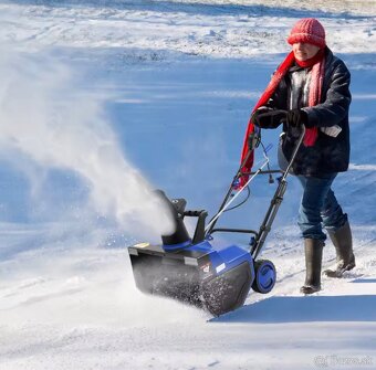 Nová elektrická snehová fréza 2400W – silná, ľahká - 2