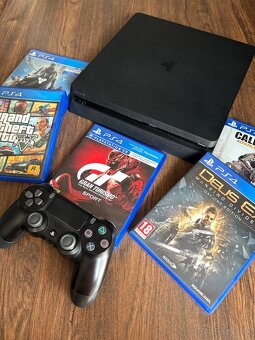 PlayStation 4 Slim 1TB + 5 hier – skvelý balík na hranie - 2