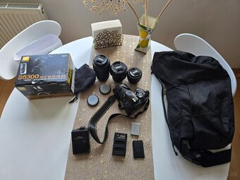 Predam NIkon D5300 + kompletnu sadu 4 objektivov - 2