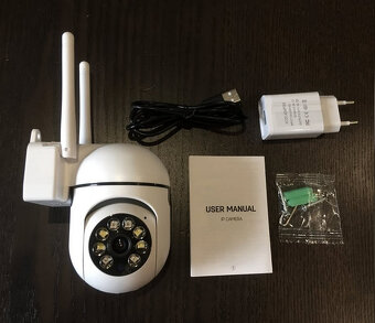 Bezpečnostná wifi kamera vonkajšia, 360° otáčanie - 2