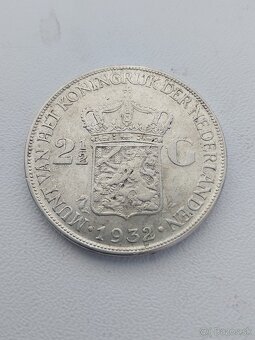 Strieborne mince Holandska a Danska - 2