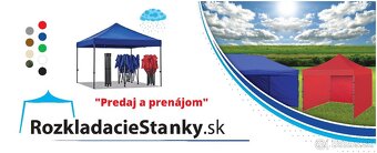 prenájom rozkladací párty stan - požičovňa - 2