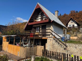 Murovaná záhradná chatka s výhľadom na Kráľovu hoľu – DUBINA - 2