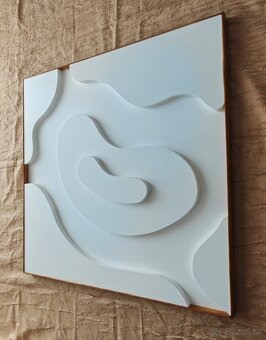 Abstraktný reliéfny obraz - 2