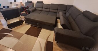 Sedacia súprava s kreslom a taburetkou - 2