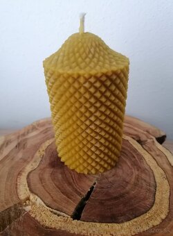 Predám ručne robene sviečky zo 100% Oravského včelieho vosku - 2