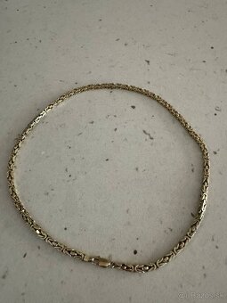 14K Zlatá retiazka - kráľovský vzor - 2