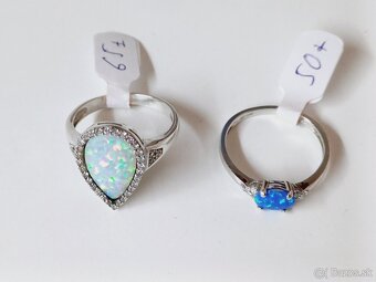 Krasne strieborne prstene s opalom - 2