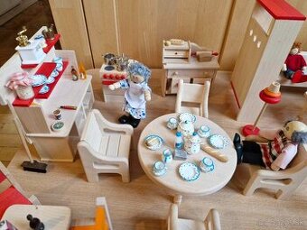 Nábytok do domčeka pre bábiky + miniatúrne doplnky - 2